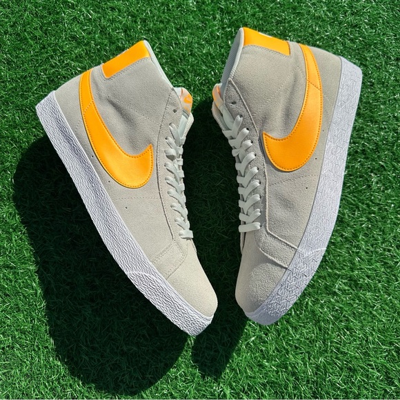 Nike Sb Zoom Blazer Mid Summit White / Laser Orange - Picture 7 of 13